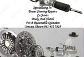 Power steering repairs, clutch, brakes etc