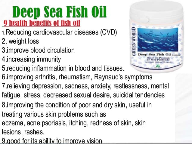 Deep sea fish oil