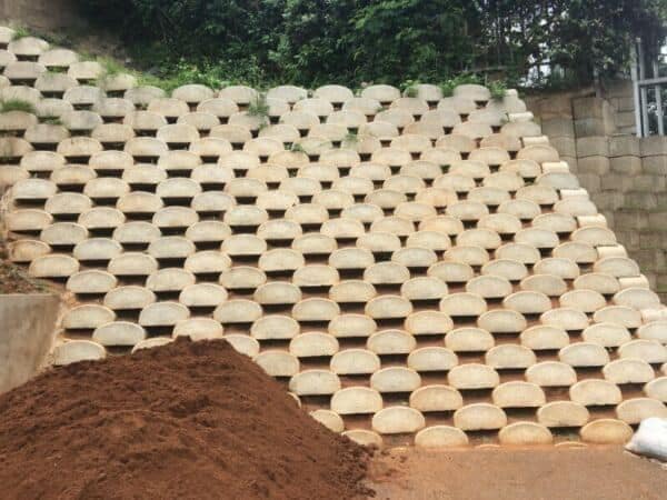 Retaining blocks