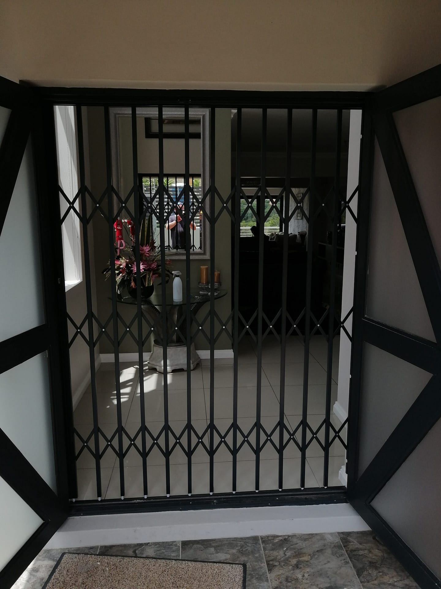 Trellis gates and burglar proofing