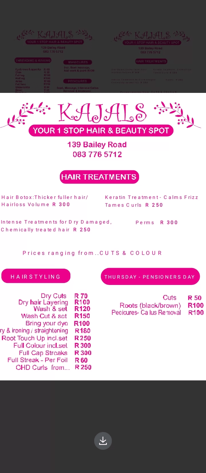 Hair beauty male grooming n massage